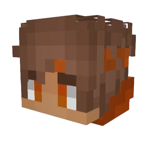TheYusufDemir Minecraft avatar head, 3D render