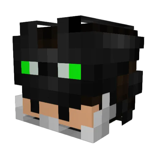 TheYuyan Minecraft avatar head, 3D render