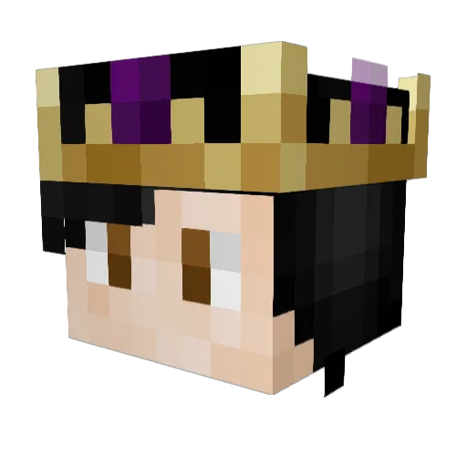 TheZanaxx Minecraft avatar head, 3D render