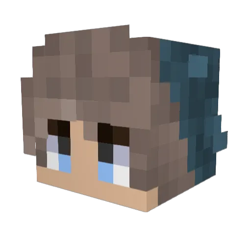 TheZanderZone Minecraft avatar head, 3D render