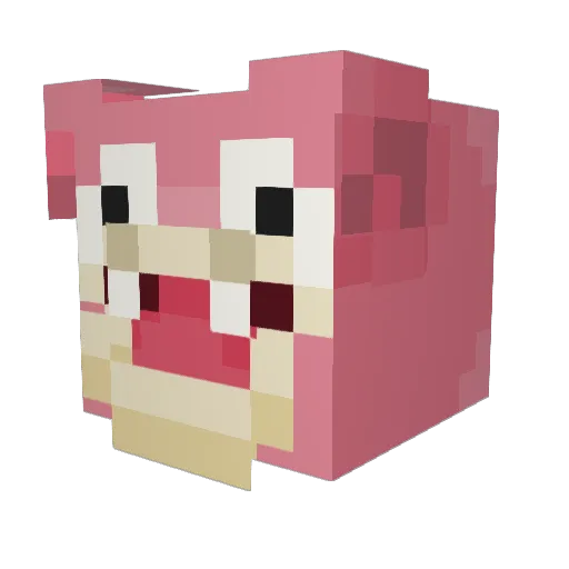 TheZazaCat Minecraft avatar head, 3D render