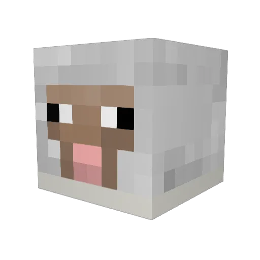 TheZazzertaro Minecraft avatar head, 3D render