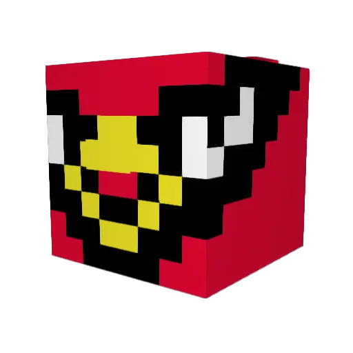 TheZekester Minecraft avatar head, 3D render