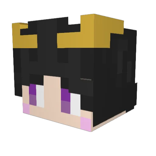 TheZenKING Minecraft avatar head, 3D render