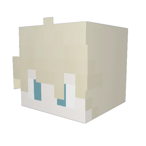 TheZenKitty7 Minecraft avatar head, 3D render