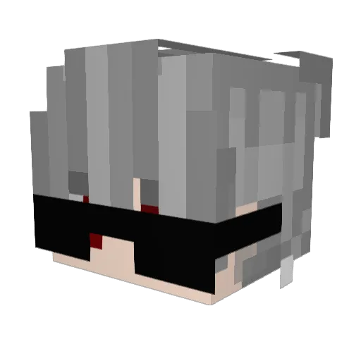 TheZeyphroX Minecraft avatar head, 3D render