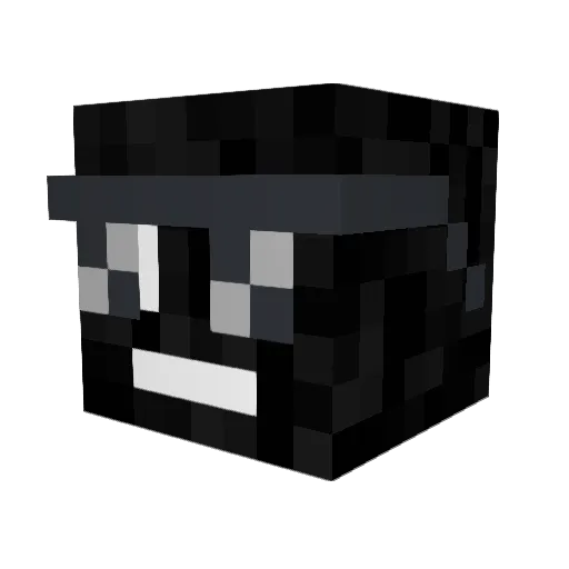 TheZhapp Minecraft avatar head, 3D render