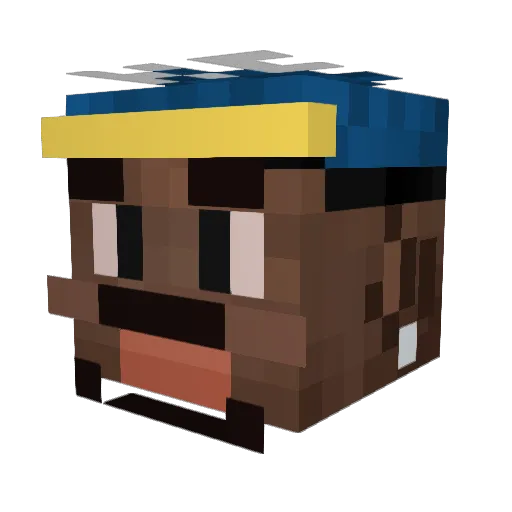 TheZigster Minecraft avatar head, 3D render
