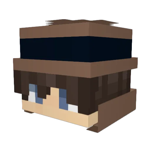 TheZoust Minecraft avatar head, 3D render