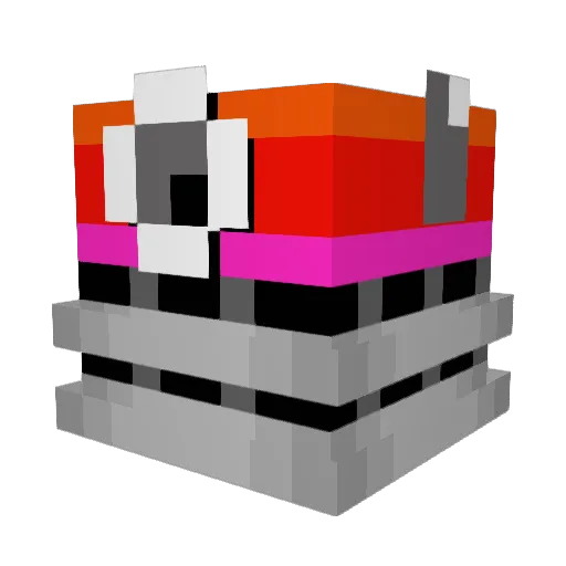 The_15th_Doctor Minecraft avatar head, 3D render