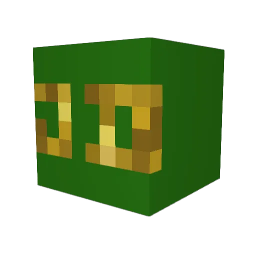 The_1st_JD Minecraft avatar head, 3D render