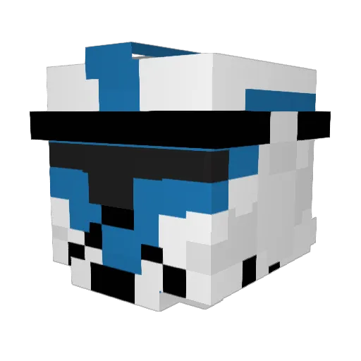 The_3pic_Gamer Minecraft avatar head, 3D render