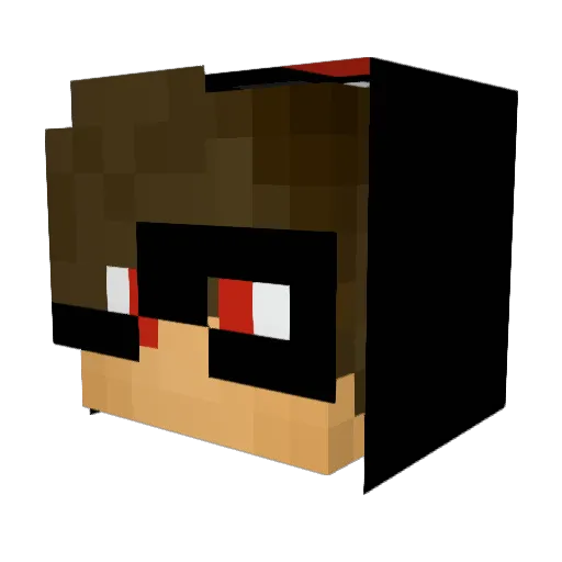 The_7SoNe Minecraft avatar head, 3D render