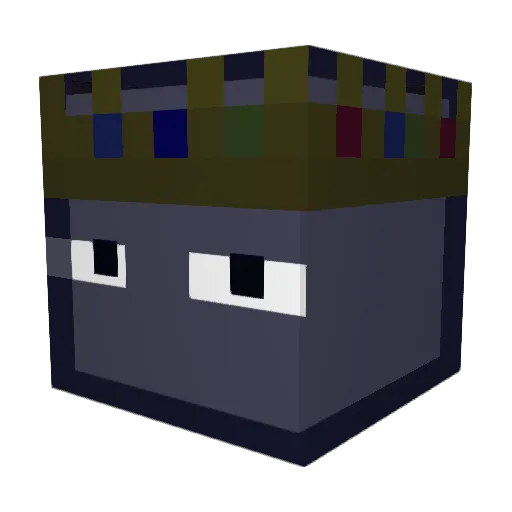 The_AFK_ Minecraft avatar head, 3D render