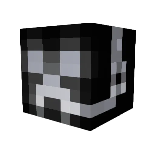 The_AK_yt Minecraft avatar head, 3D render