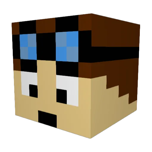 The_ATeam Minecraft avatar head, 3D render