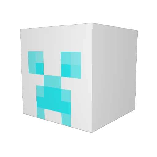 The_Absurd_20 Minecraft avatar head, 3D render