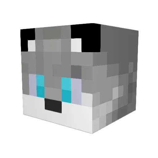 The_Ahmed Minecraft avatar head, 3D render