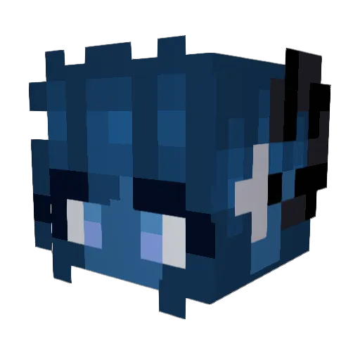 The_AntKnight Minecraft avatar head, 3D render
