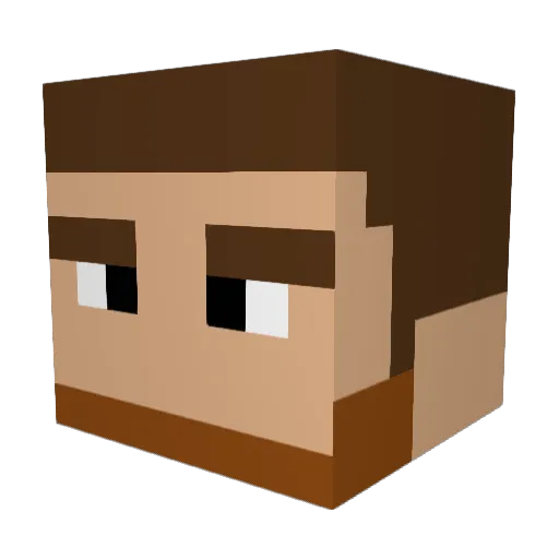 The_ArcHero Minecraft avatar head, 3D render