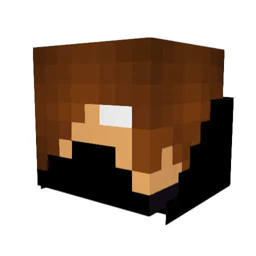 The_Arch_Griefer Minecraft avatar head, 3D render