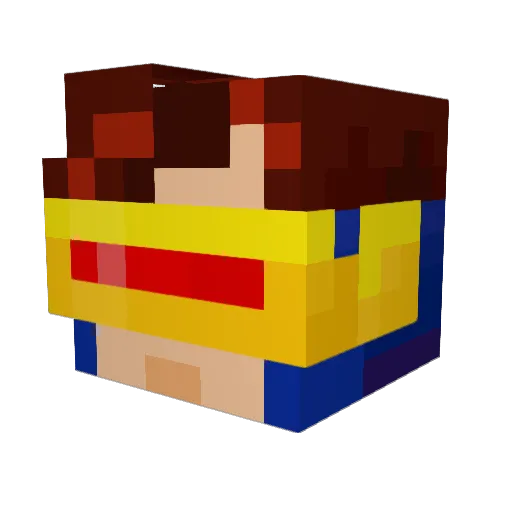 The_Aronopedia Minecraft avatar head, 3D render