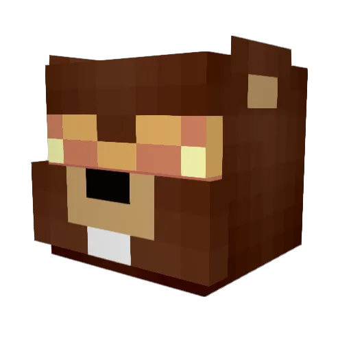The_Artist1025 Minecraft avatar head, 3D render