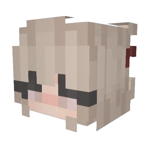 The_Artist11 Minecraft avatar head, 3D render