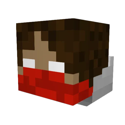 The_Assassin_God Minecraft avatar head, 3D render