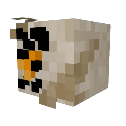 The_Awakened_939 Minecraft avatar head, 3D render