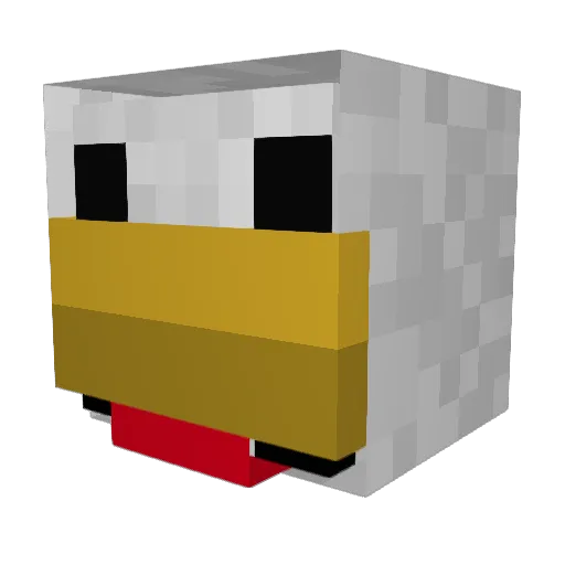 The_Banana48 Minecraft avatar head, 3D render