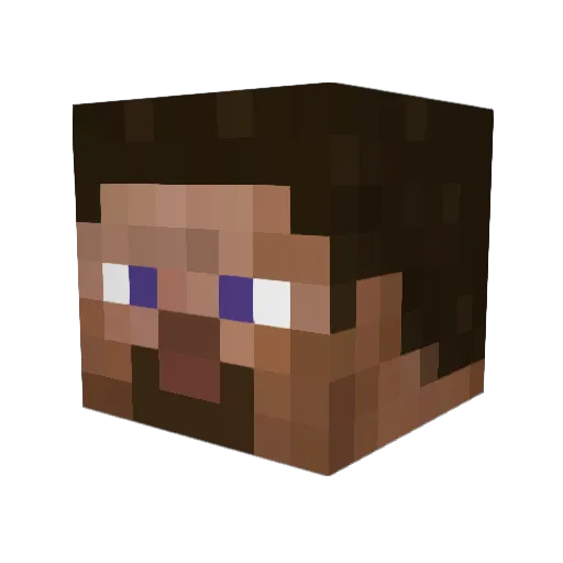 The_Batz Minecraft avatar head, 3D render