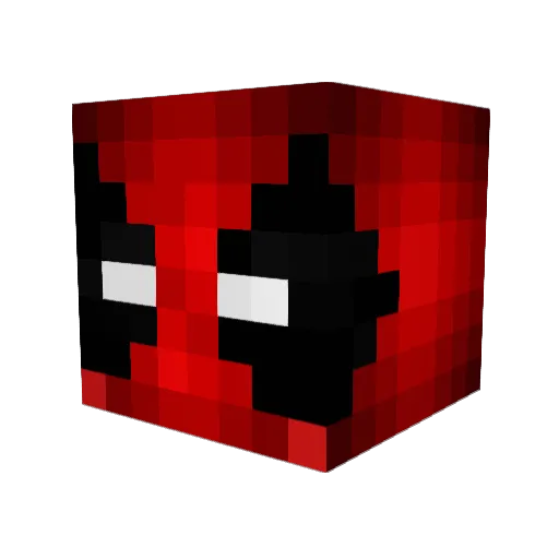 The_Begininng Minecraft avatar head, 3D render