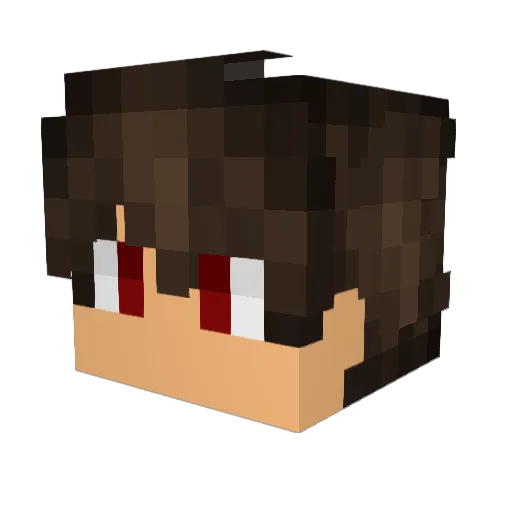 The_Best_Rick Minecraft avatar head, 3D render