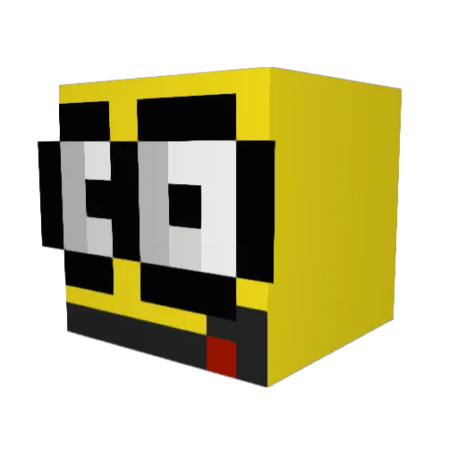 The_Big_Donut Minecraft avatar head, 3D render