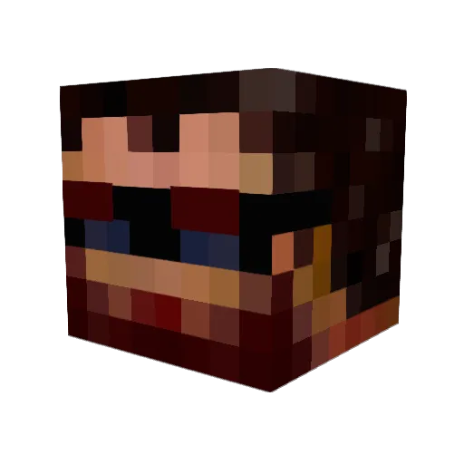 The_Big_Friend Minecraft avatar head, 3D render