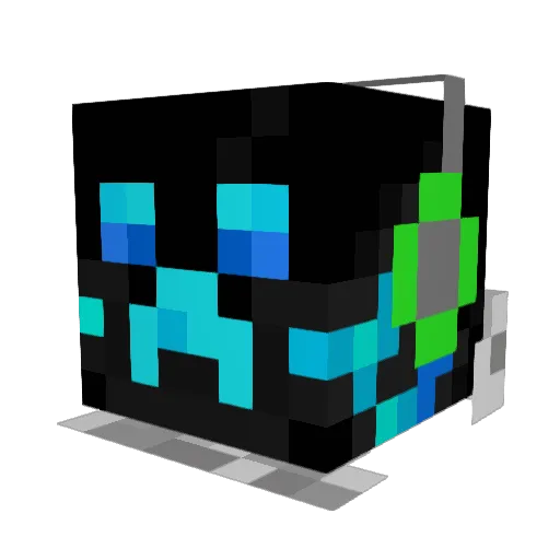 The_Boyer Minecraft avatar head, 3D render