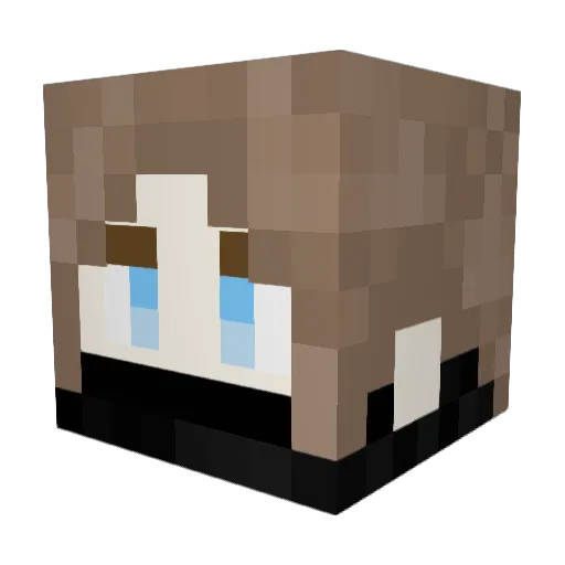 The_Brainiest Minecraft avatar head, 3D render
