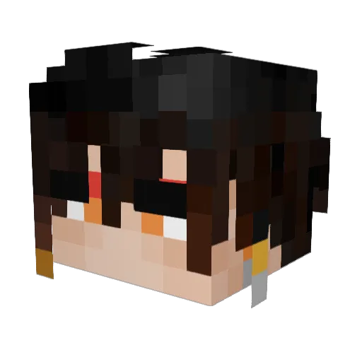 The_Brigadier Minecraft avatar head, 3D render