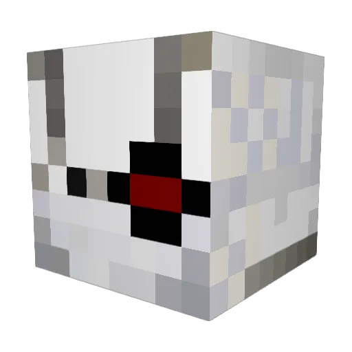 The_Brofist_Man Minecraft avatar head, 3D render