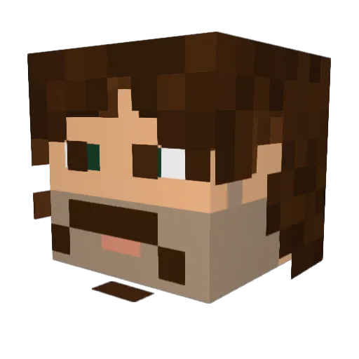 The_Bryam Minecraft avatar head, 3D render