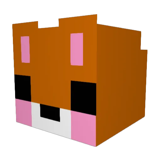 The_Bunny_1 Minecraft avatar head, 3D render