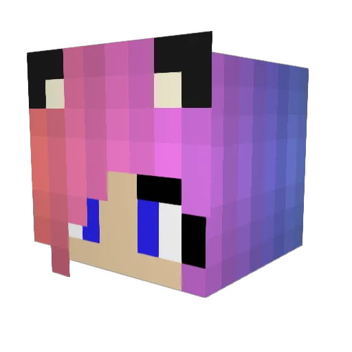 The_Bushy Minecraft avatar head, 3D render