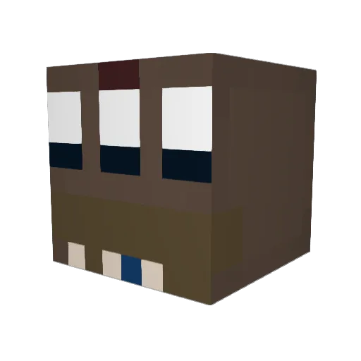 The_Cave_Gremlin Minecraft avatar head, 3D render