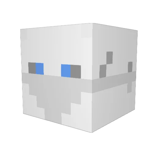 The_Chairboy Minecraft avatar head, 3D render