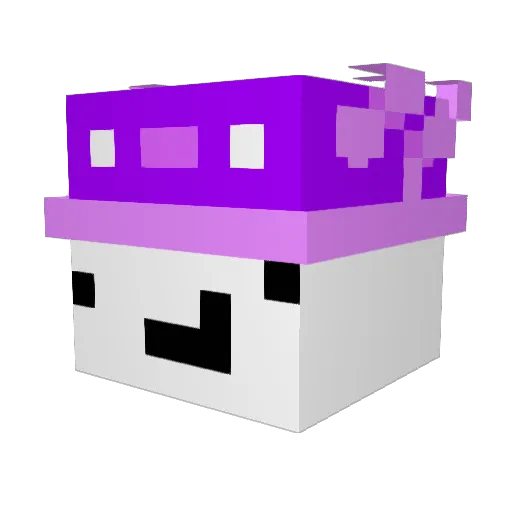 The_ChengQAQ Minecraft avatar head, 3D render