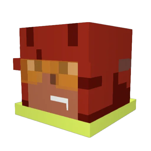 The_Chicken_Guy2 Minecraft avatar head, 3D render