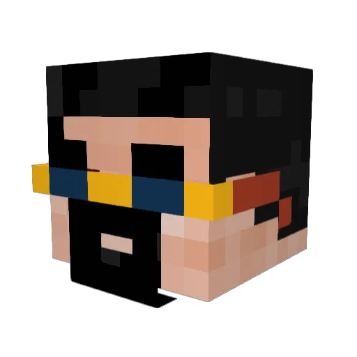 The_Cilantro Minecraft avatar head, 3D render