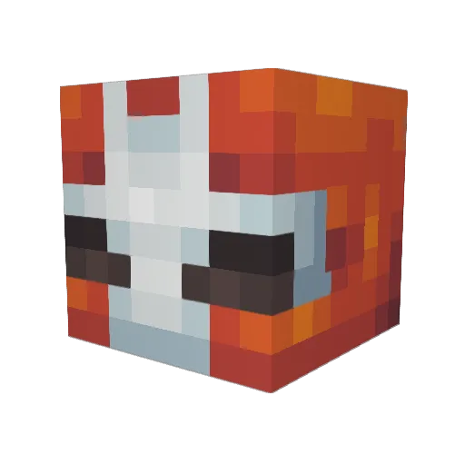 The_Commadore Minecraft avatar head, 3D render