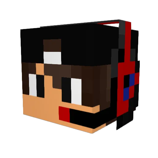 The_Common_Noob Minecraft avatar head, 3D render